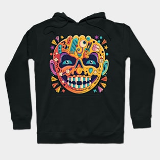 Halloween face character Hoodie